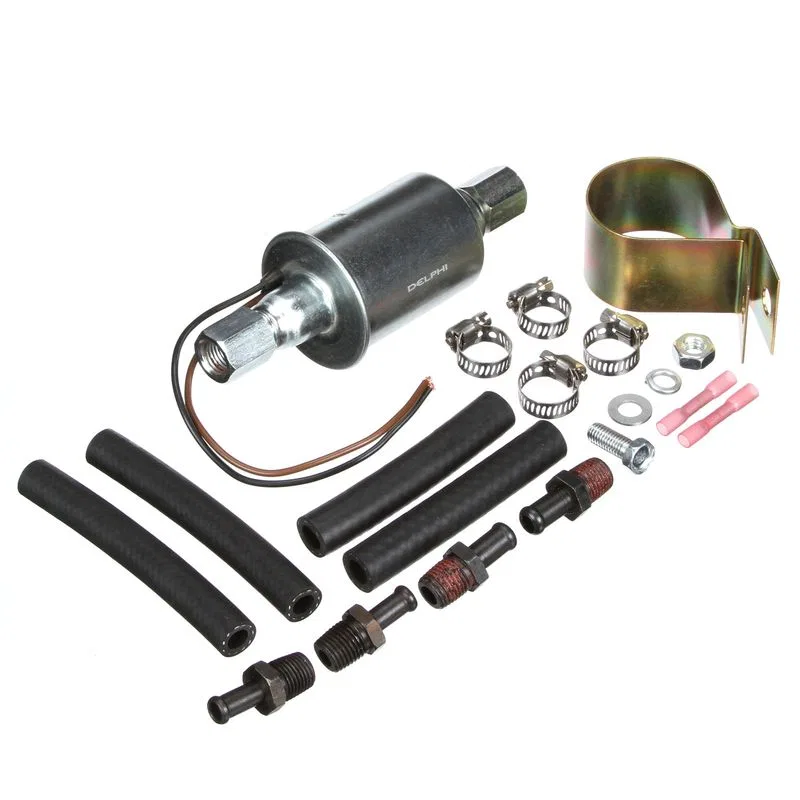 FD0039 – DELPHI Fuel Pump Electric, OE Replacement Gasoline 7 PSI Maximum Pressure 27 GPH Flow Rate With Terminal Har...